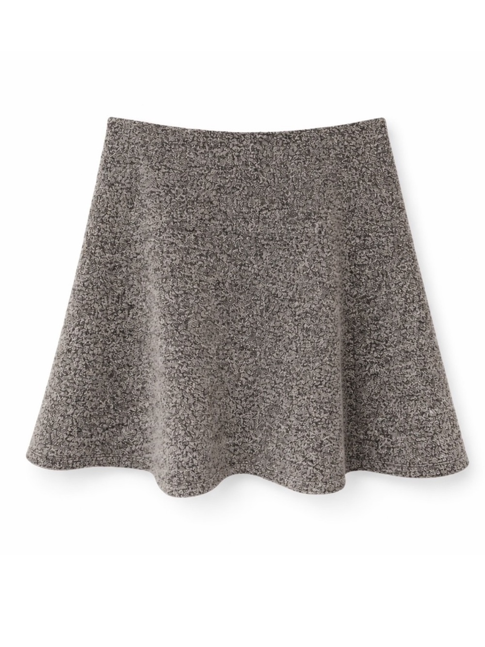 LOFT Gray Textured A-Line Skirt – Size M 🩶✨